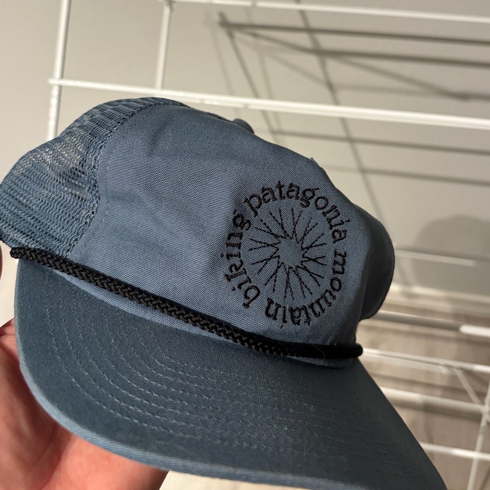 Patagonia Slate Blue Rope-Detail Trucker Cap